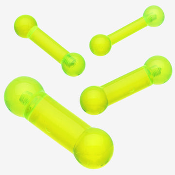 Basic UV Acrylic Piercing Barbell-Green